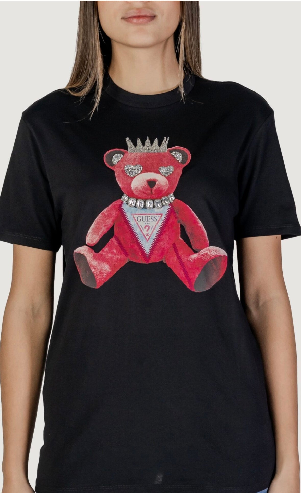 T-SHIRT GUESS PINK BEAR