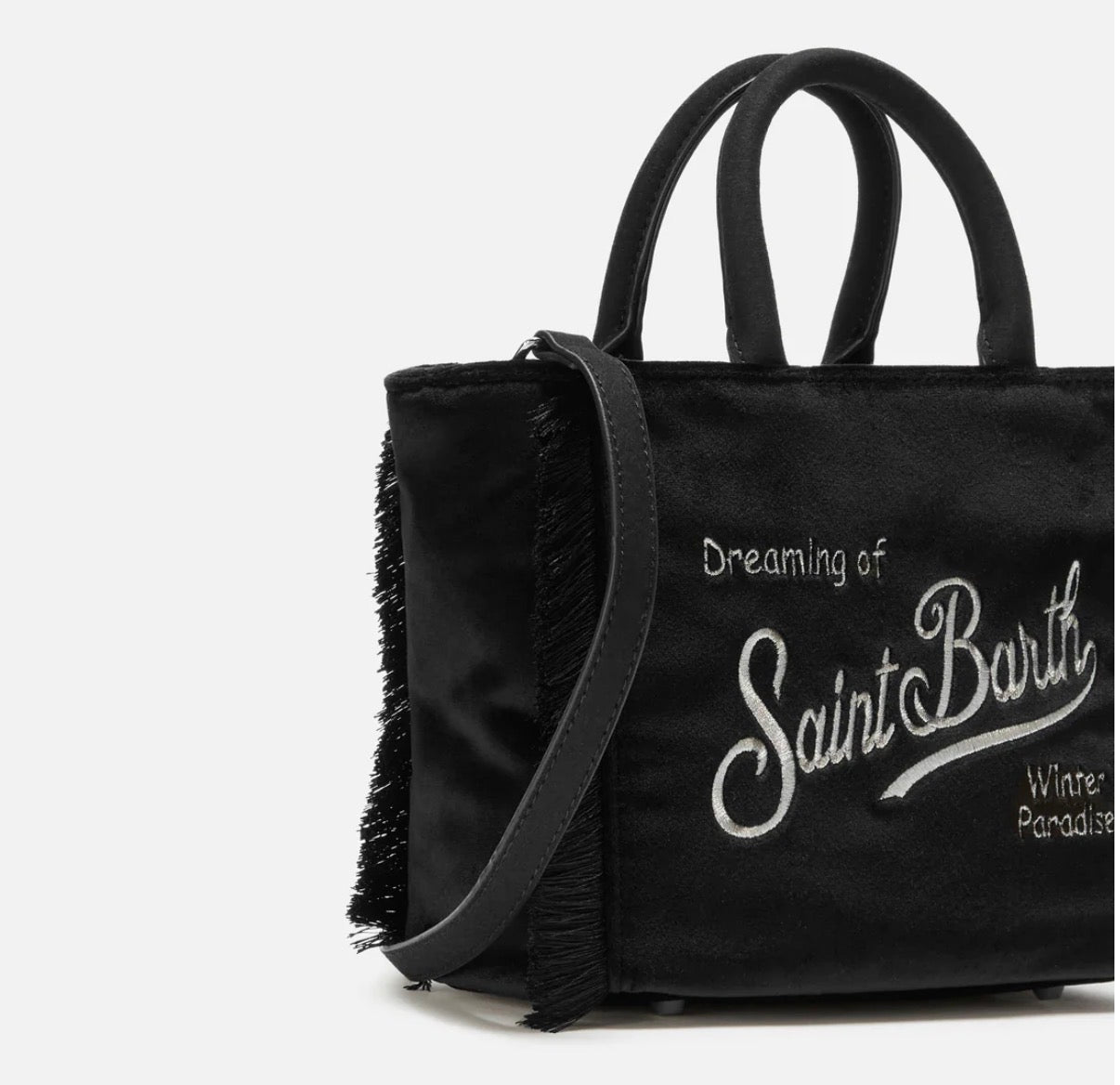Borsa SAINT BARTH -VANITY MINI VELVET-