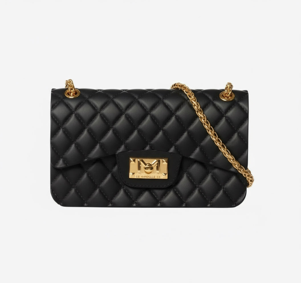 Borsa MARC ELLIS -FALCON M- nero/oro