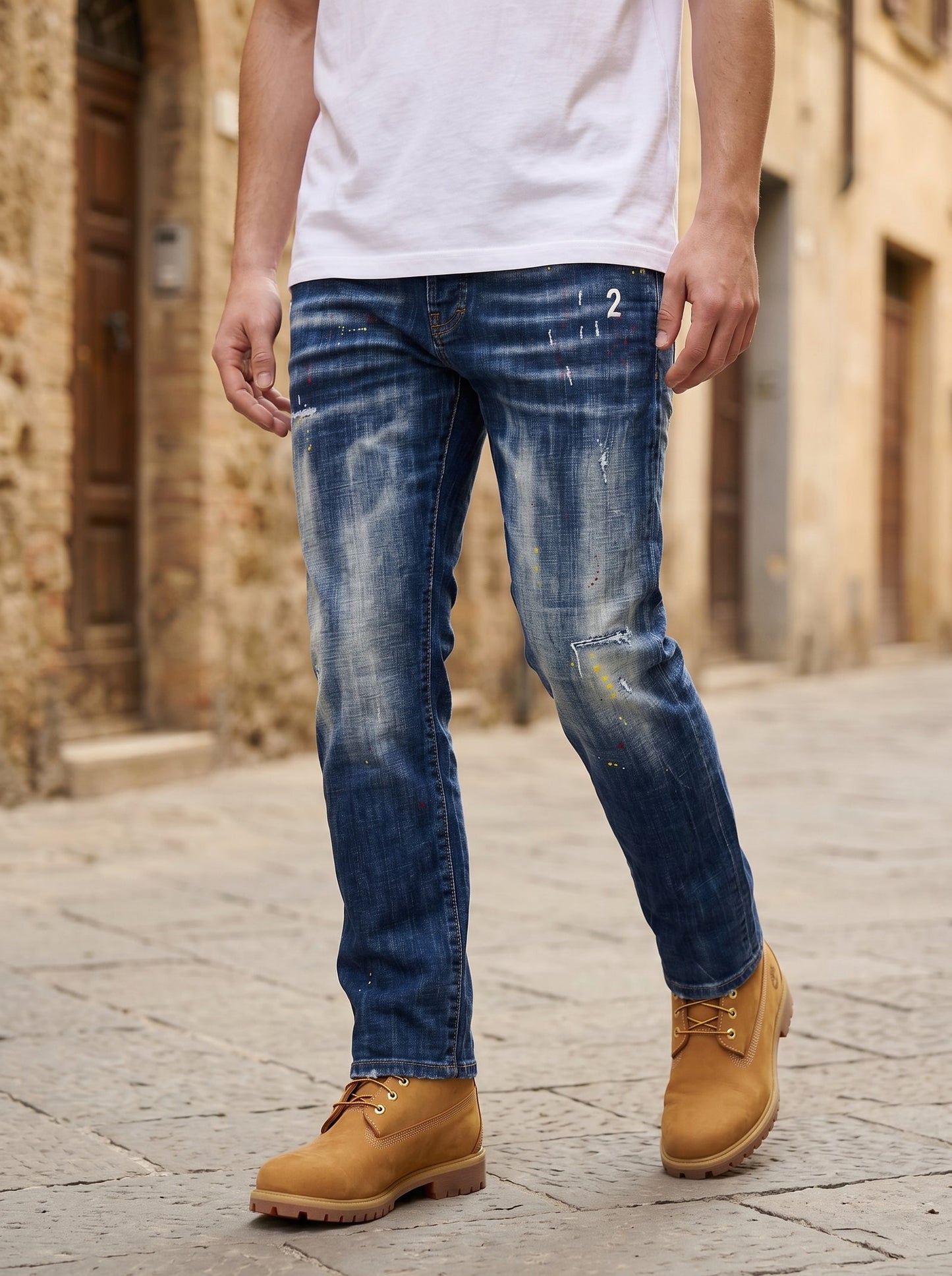 Jeans G2 FIRENZE -SPLASHED-