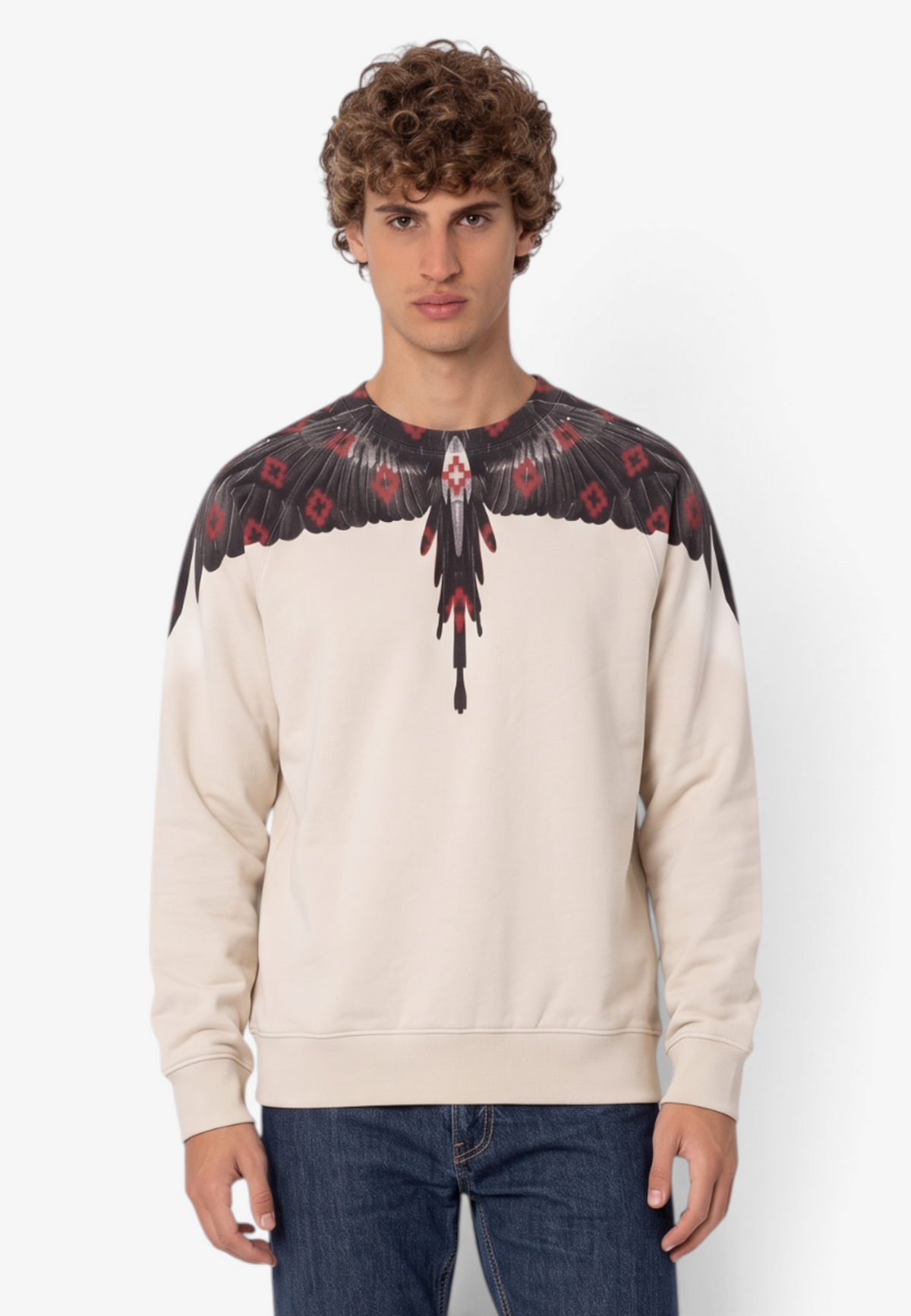 Felpa girocollo MARCELO BURLON / COUNTY OF MILAN -F6CMMASW068-