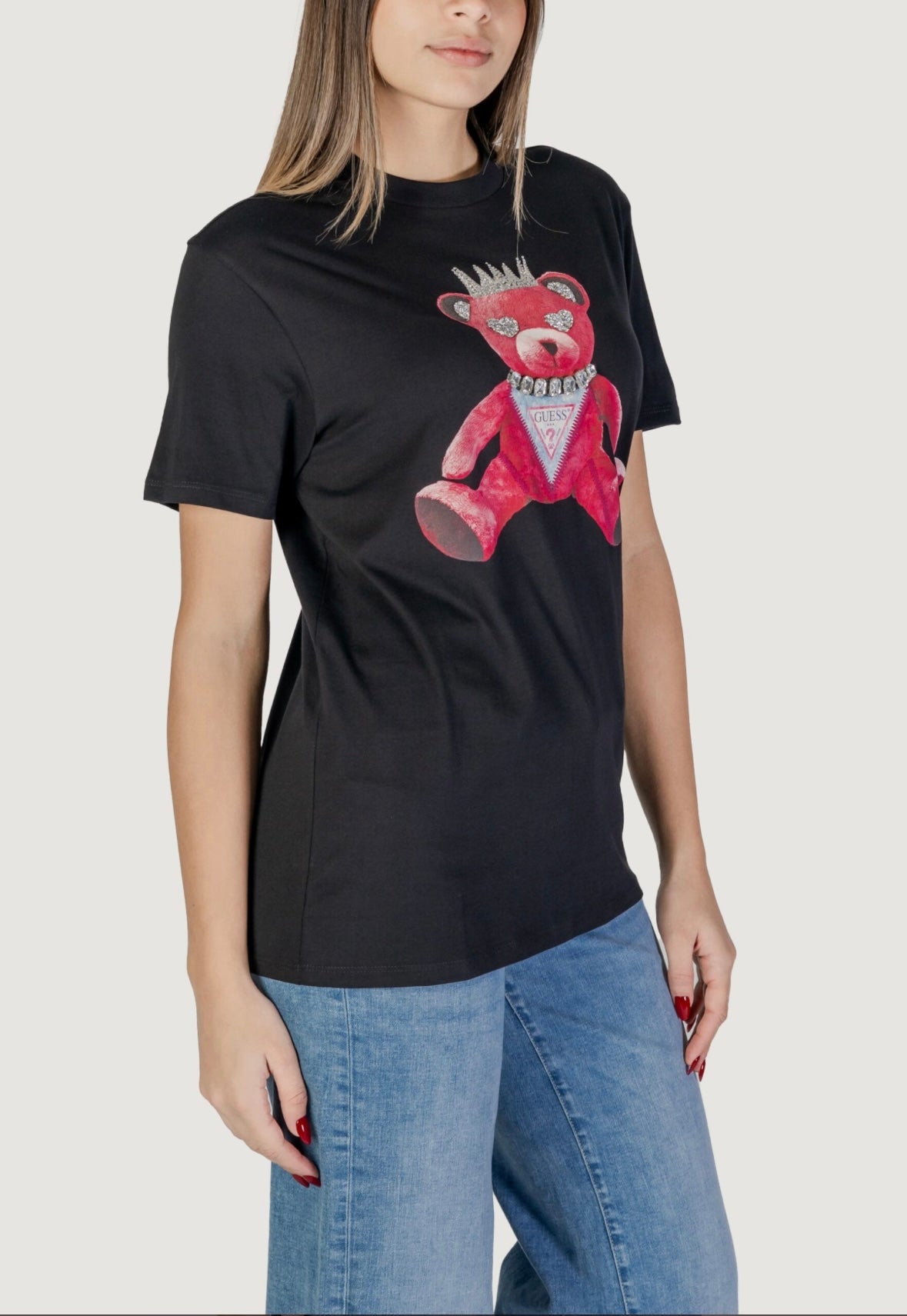 T-SHIRT GUESS PINK BEAR