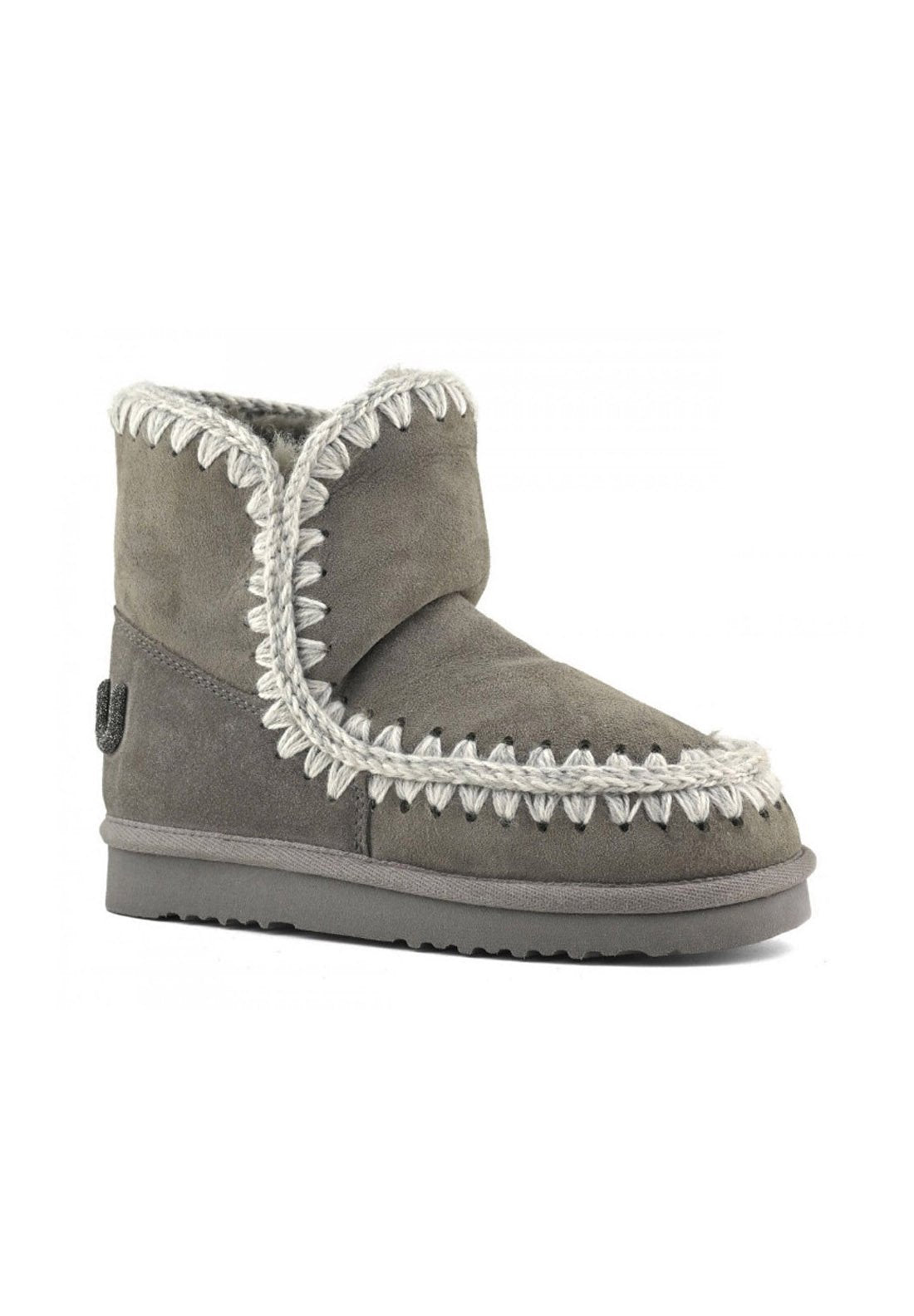 Stivale MOU 10 1050A / ESKIMO 18 SUEDE • GLITTER LOGO /chiaro