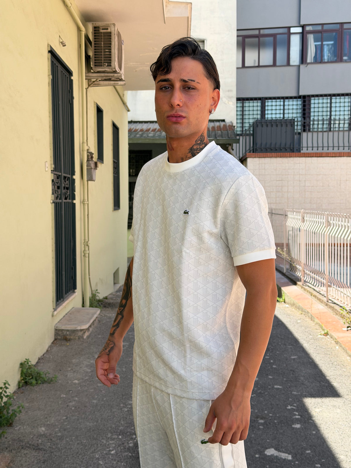 T shirt girocollo LACOSTE -TH1197L-