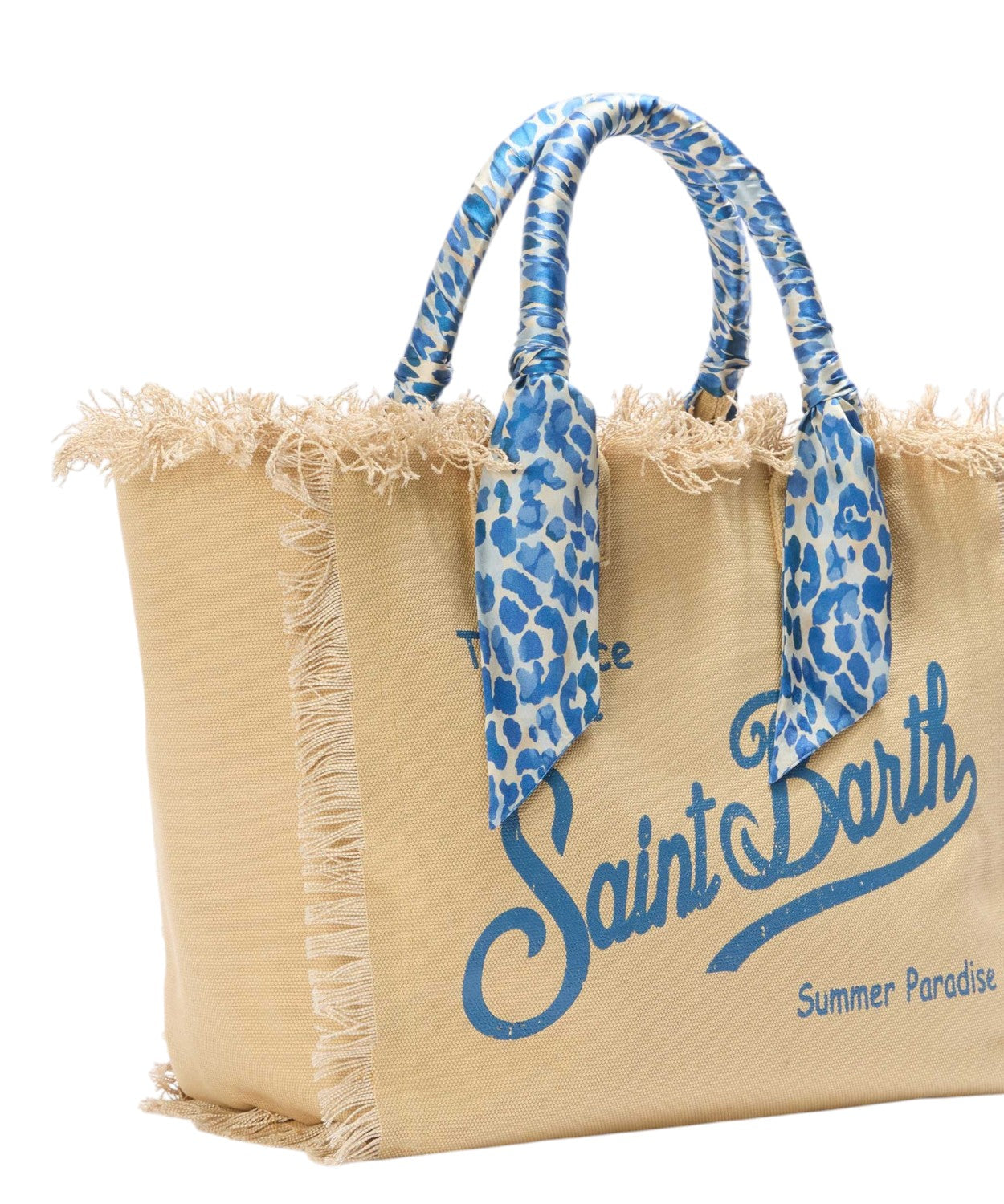 Borsa SAINT BARTH -FOULAR/beige-