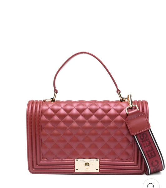 Borsa MARC ELLIS -FLAT SQUARE M- rosso/oro