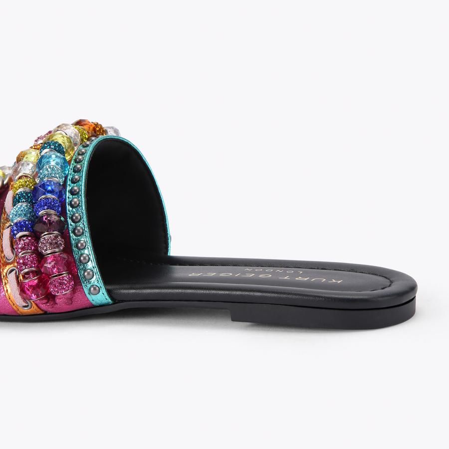 Ciabatta KURT GEIGER -BEADED FLAT MULT-