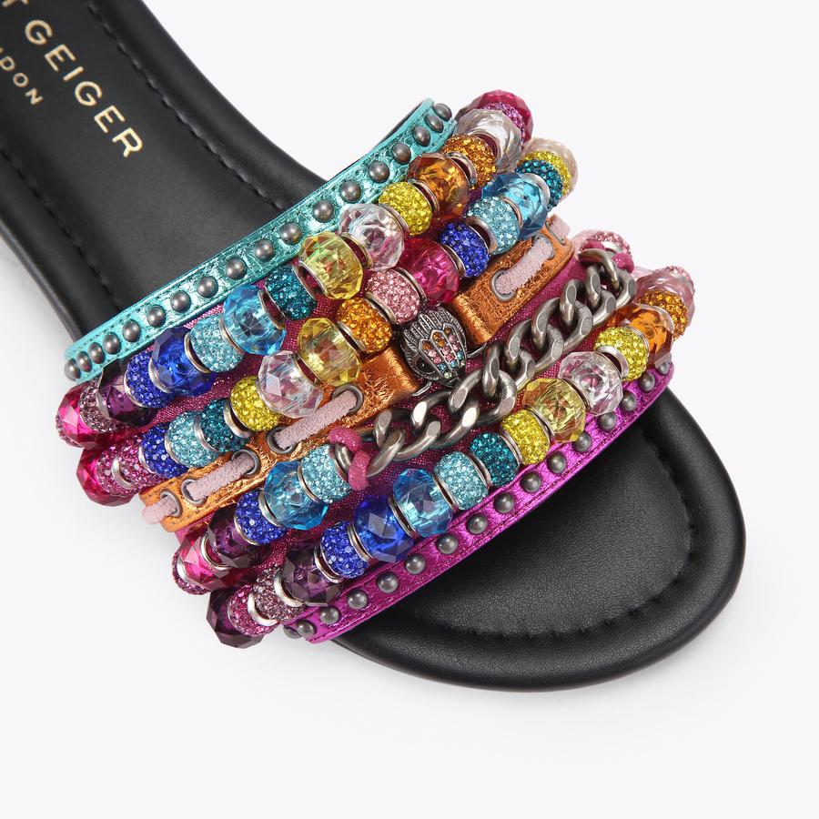Ciabatta KURT GEIGER -BEADED FLAT MULT-