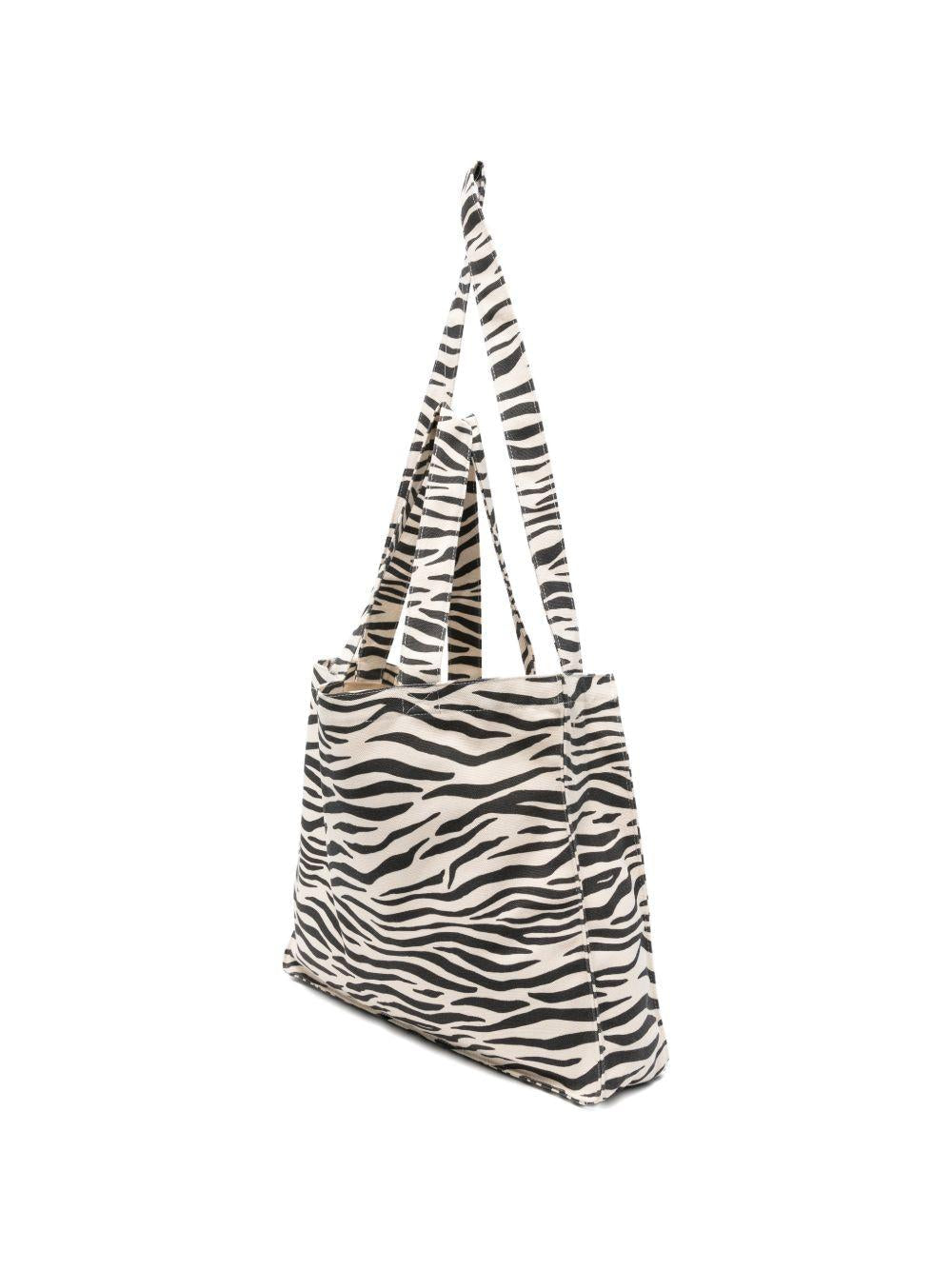 Borsa SAINT BARTH -CANVAS ZEBRA-