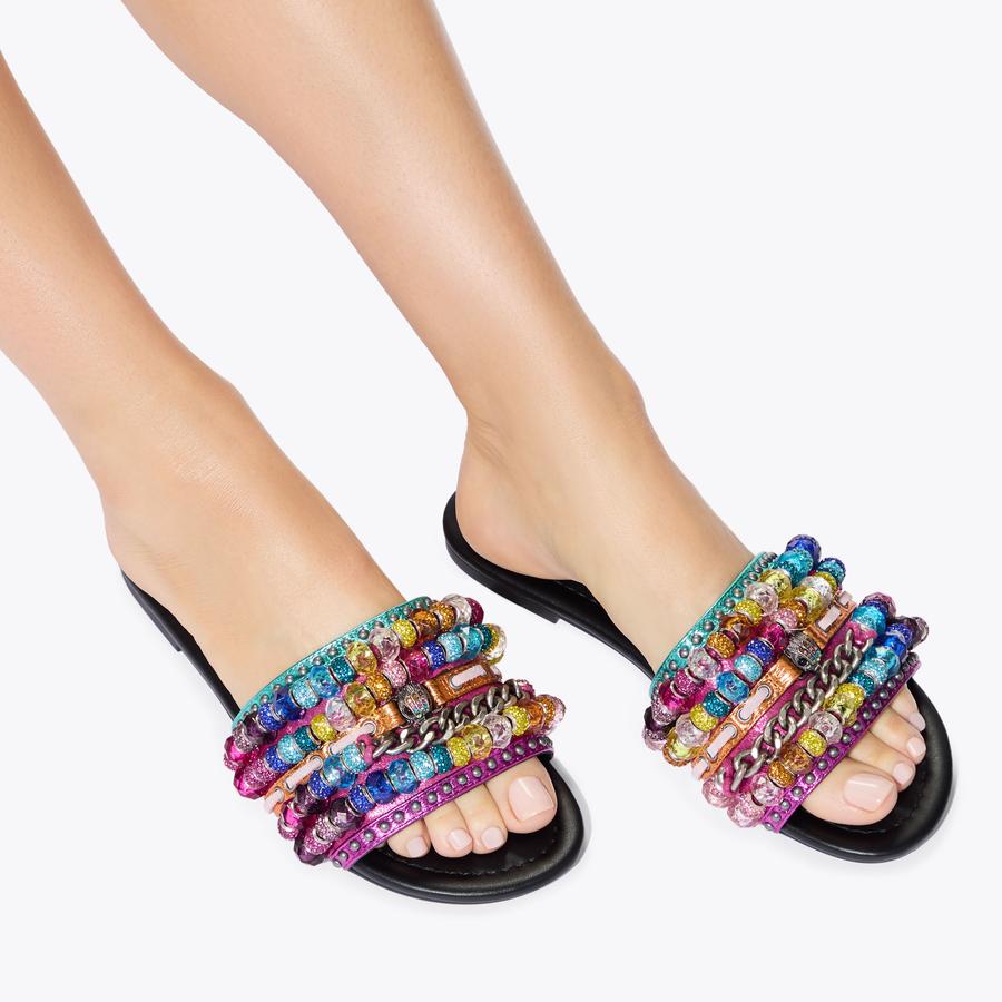 Ciabatta KURT GEIGER -BEADED FLAT MULT-