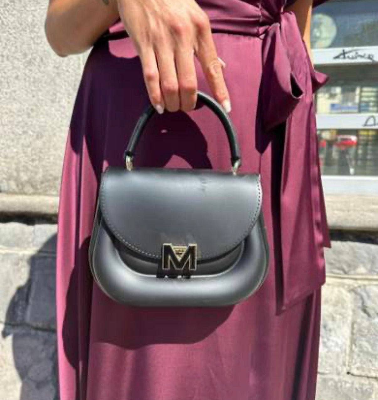 Borsa MARC ELLIS -FLAT JELLY- nero/oro