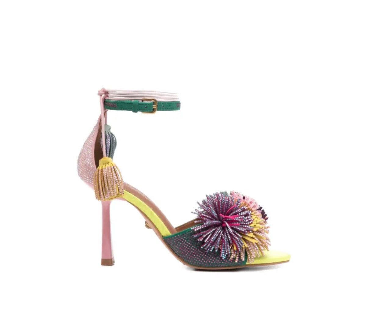 Sandalo KURT GEIGER - POM POM OTHER COMBS/fluo