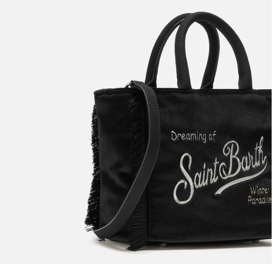 Borsa SAINT BARTH -VANITY MINI VELVET-