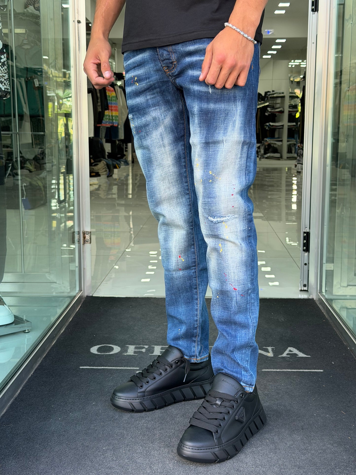 Jeans G2 FIRENZE -SPLASHED-