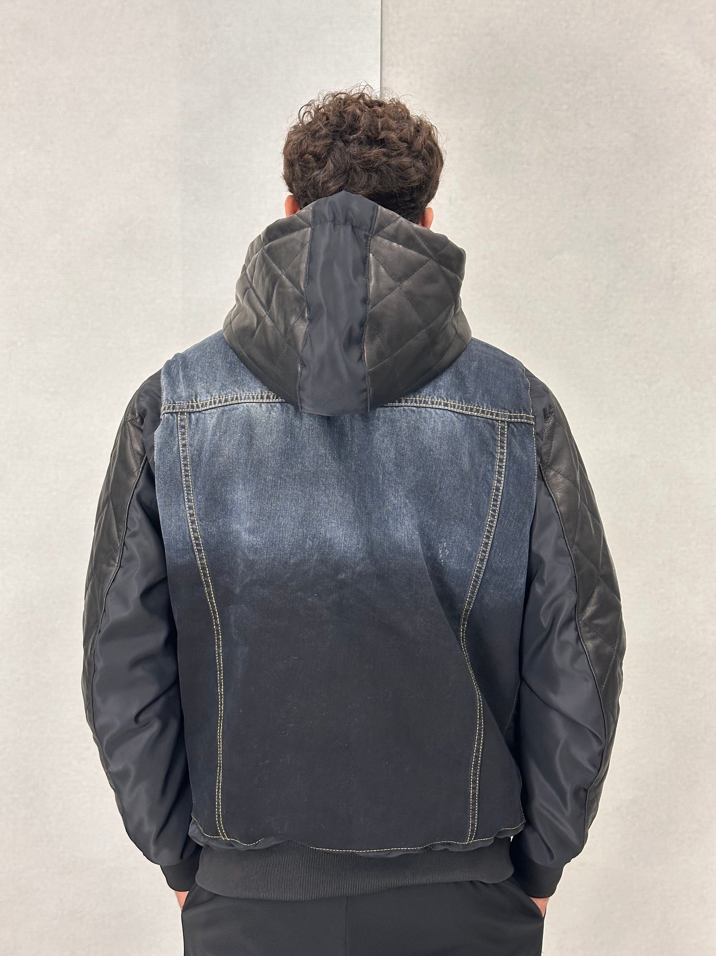 Giubbotto pelle LEATHER JACKET -JEANS/PELLE-