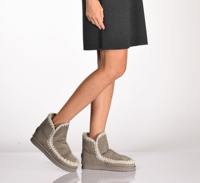Stivale MOU 10 1050A / ESKIMO 18 SUEDE - GLITTER LOGO /scuro