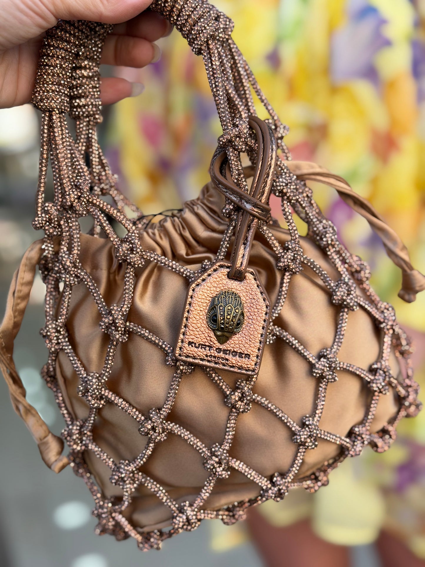 Borsa KURT GEIGER -MACRAMÉ- bronze others