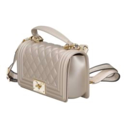 Borsa MARC ELLIS -FLAT SQUARE M- grigio/oro