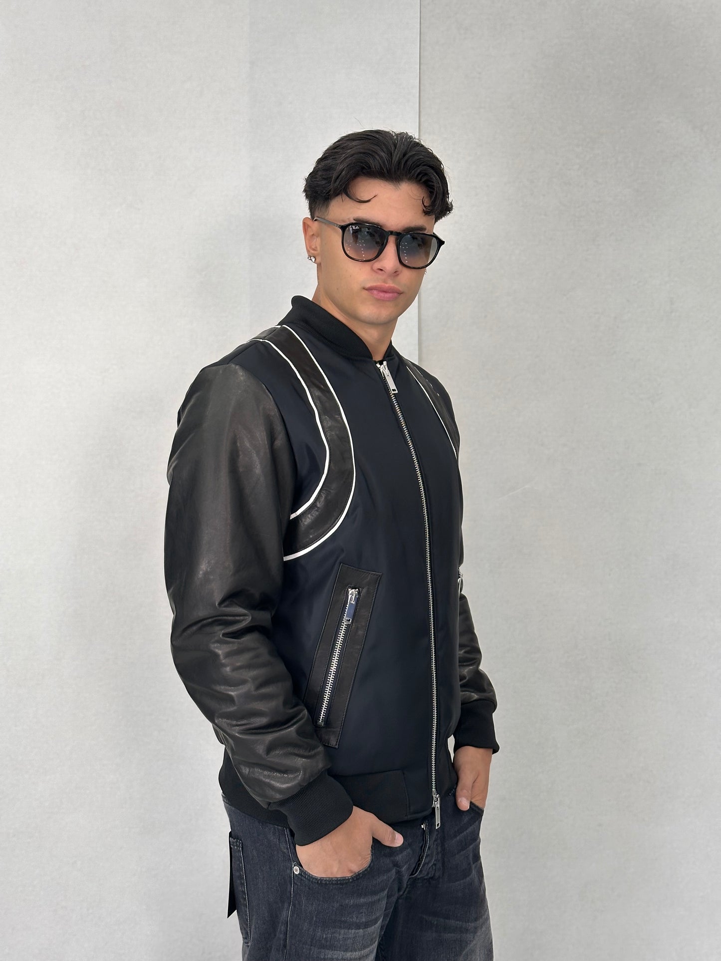 Giubbotto in pelle LEATHER JACKET S2125