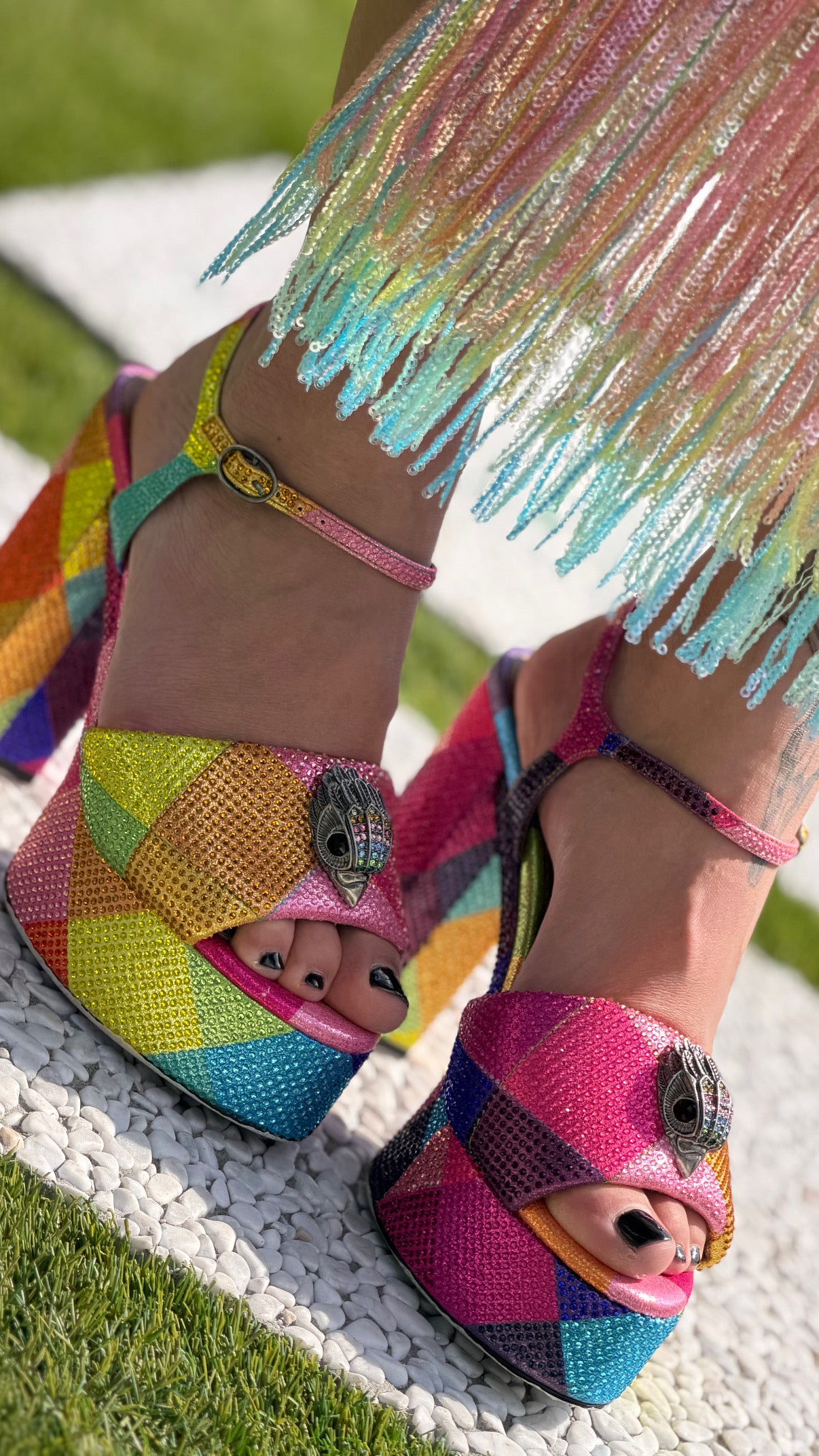 Sandalo KURT GEIGER -KENSI PLATFORM-