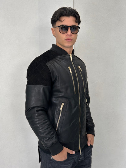Giubbotto in pelle LEATHER JACKET -CARROXPELLE-