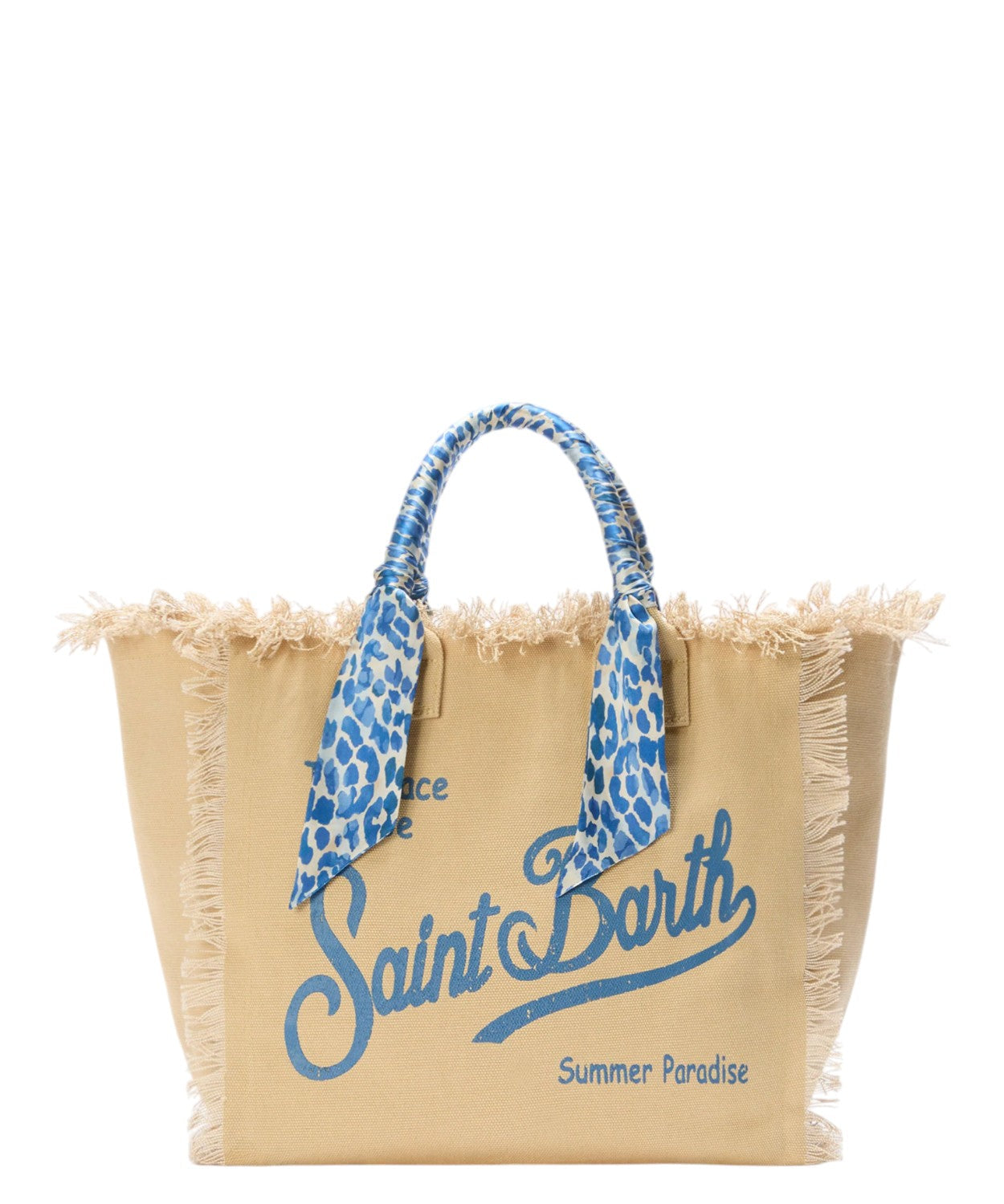 Borsa SAINT BARTH -FOULAR/beige-
