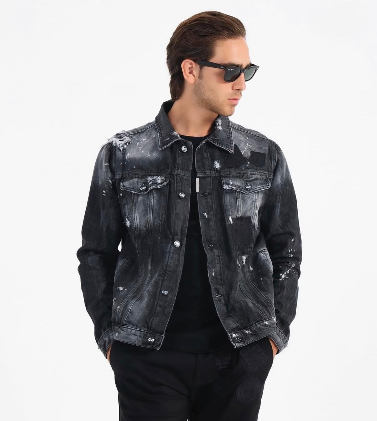 Giacca jeans G2 FIRENZE -LASER-