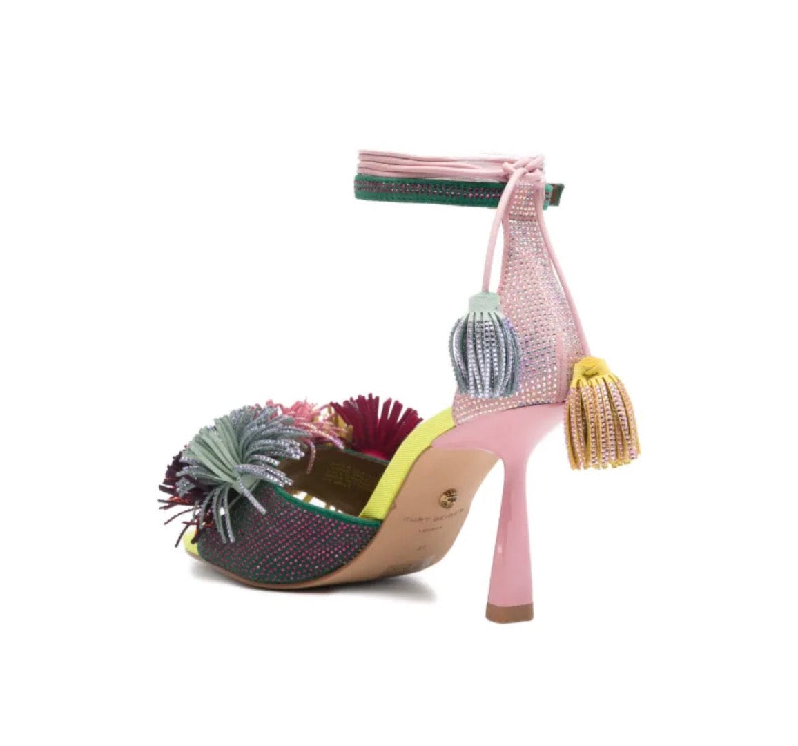 Sandalo KURT GEIGER - POM POM OTHER COMBS/fluo
