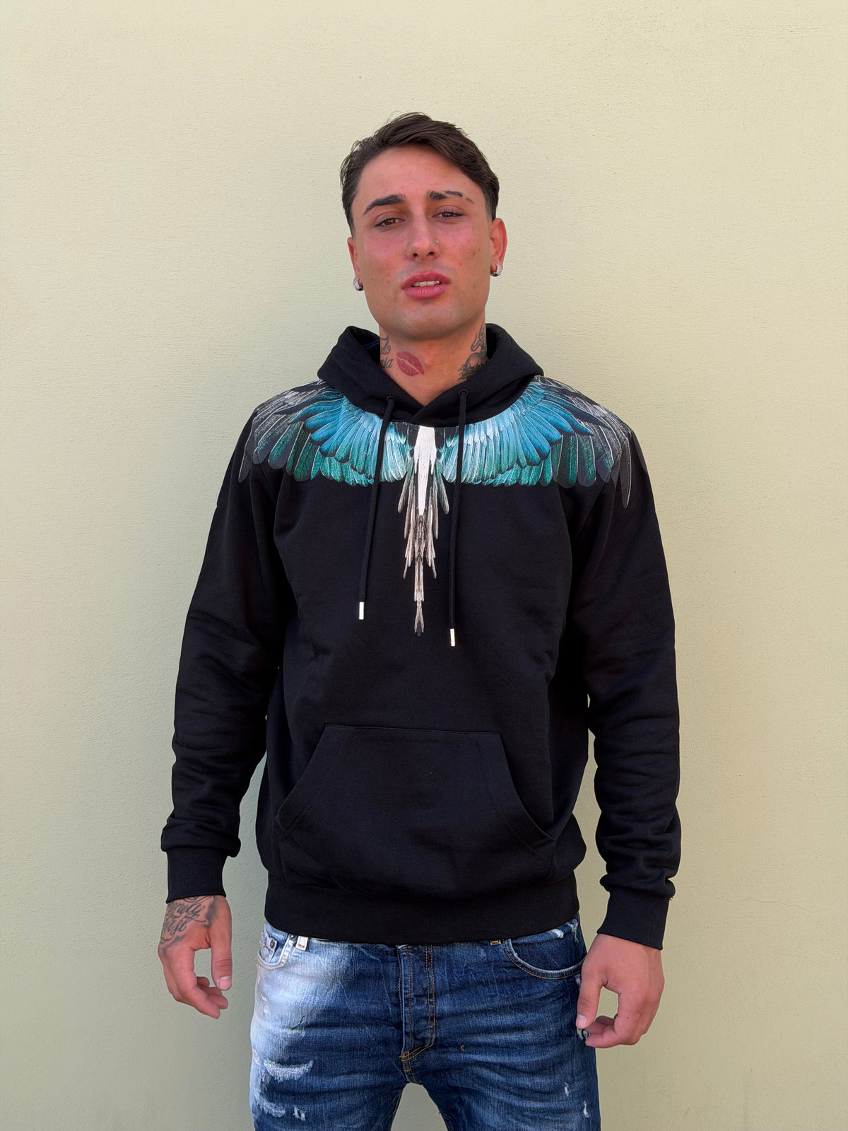 Felpa con cappuccio MARCELO BURLON / COUNTY OF MILAN -F6CMMAHS053-