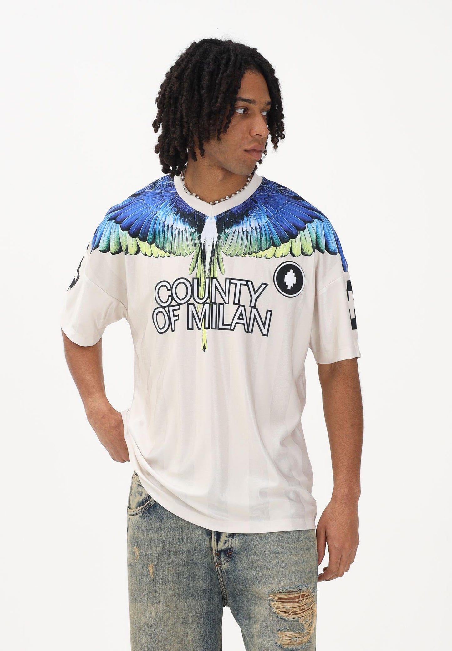 T shirt MARCELO BURLON -S6CMMATH086-