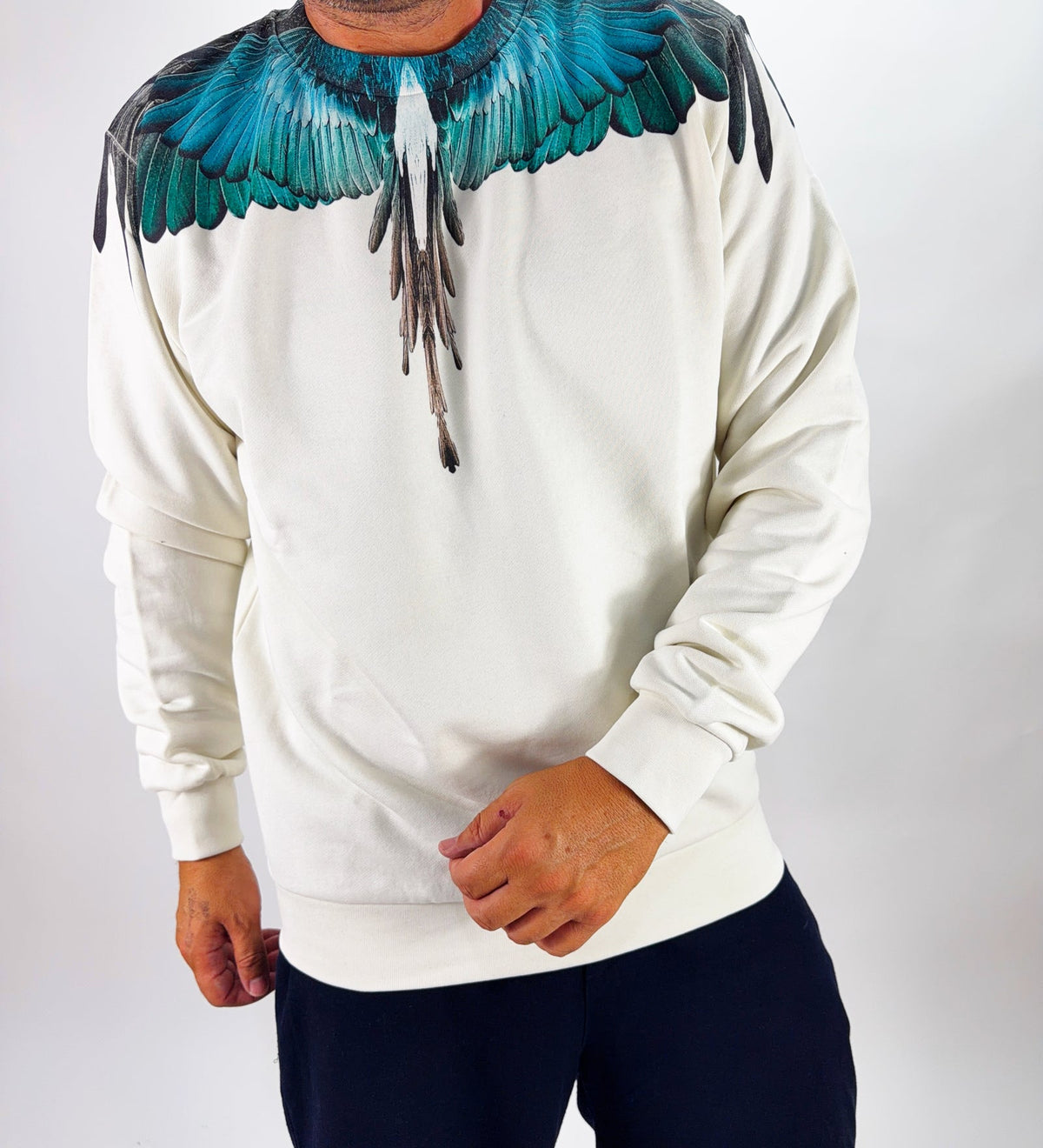 Felpa girocollo MARCELO BURLON / COUNTY OF MILAN -F6CMMASW055-