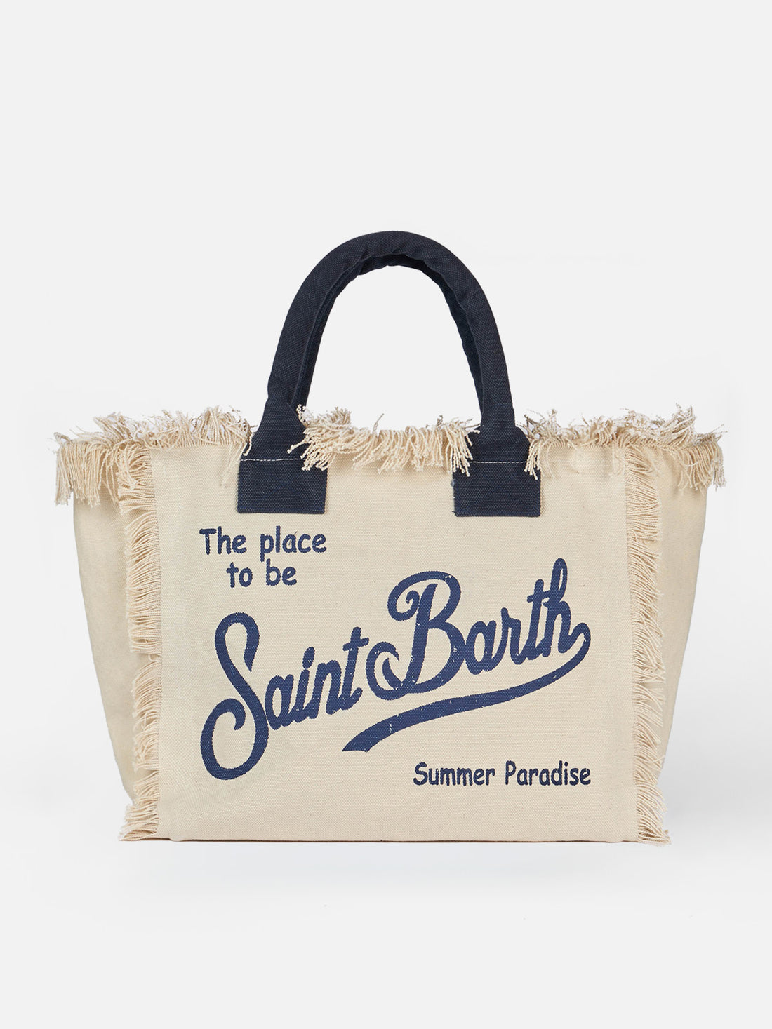 Borsa SAINT BARTH -VANITYBIG panna-