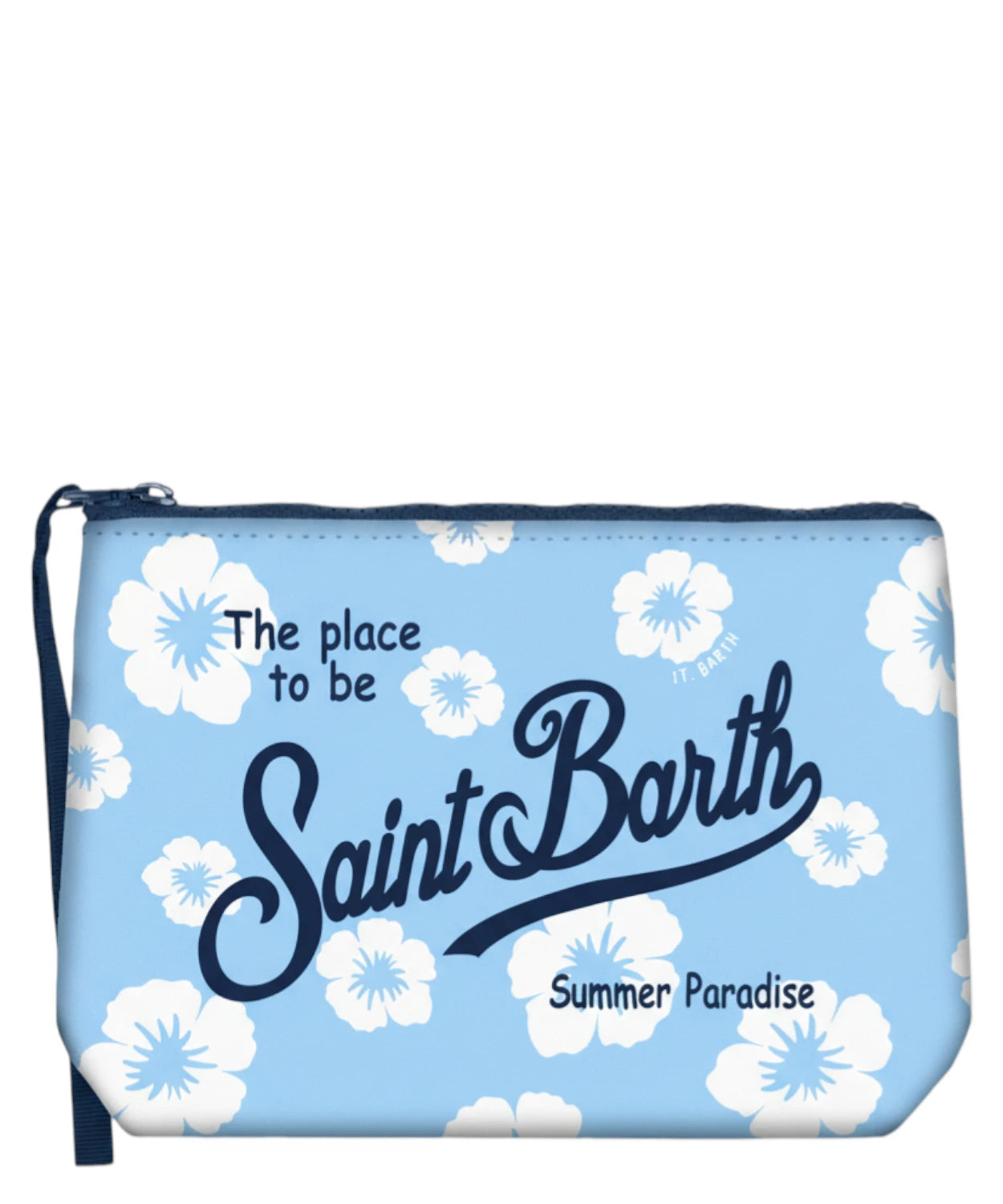 Pochette SAINT BARTH -ALINE FIORII/azzurro-