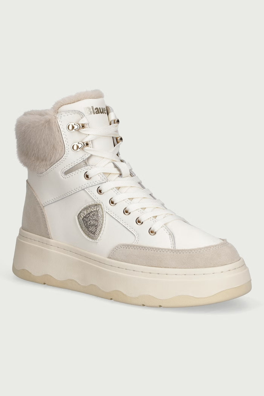 Stivaletto alto con pelliccia BLAUER