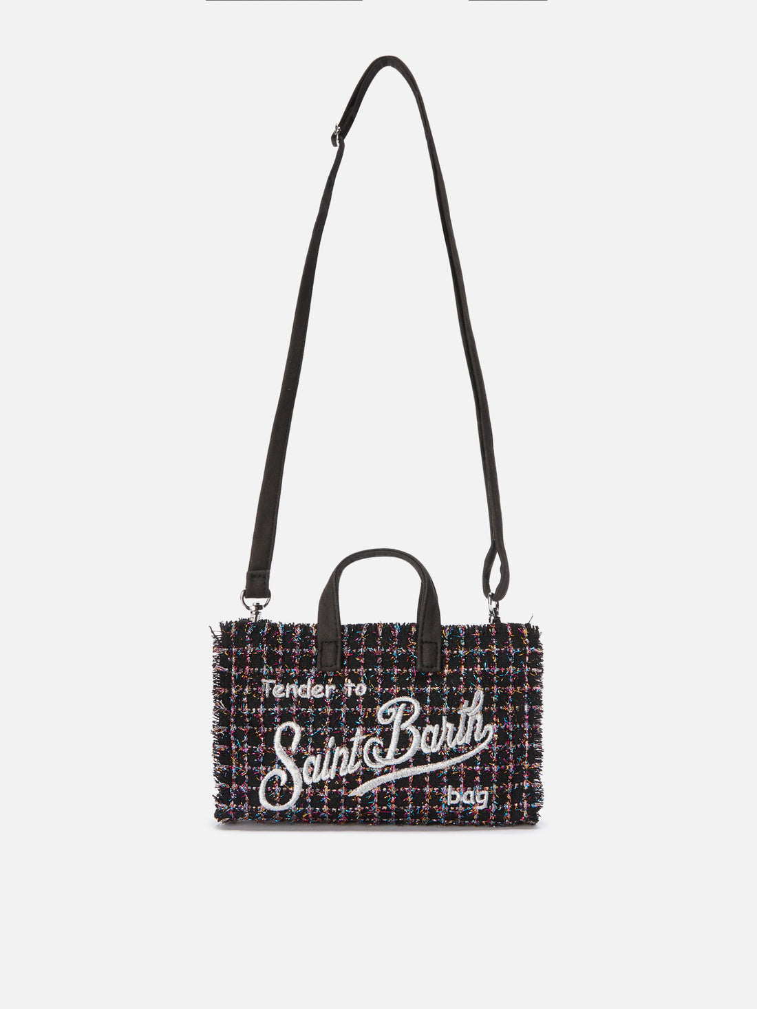 Phone bag SAINT BARTH -GLITTER/nero-