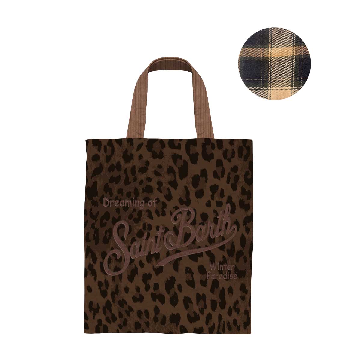 Borsa SAINT BARTH -ESSENTIAL MINI VAX/leopard-
