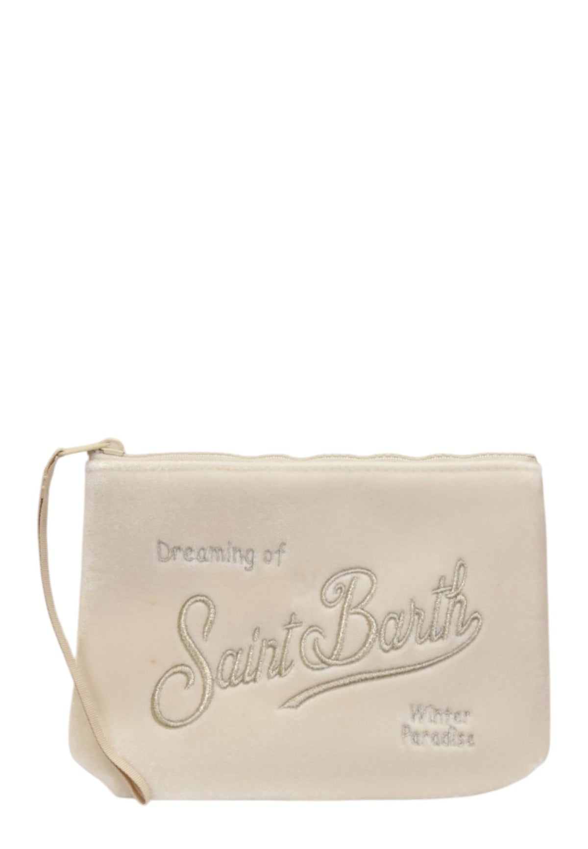 Pochette SAINT BARTH -VELVETALINE/panna-