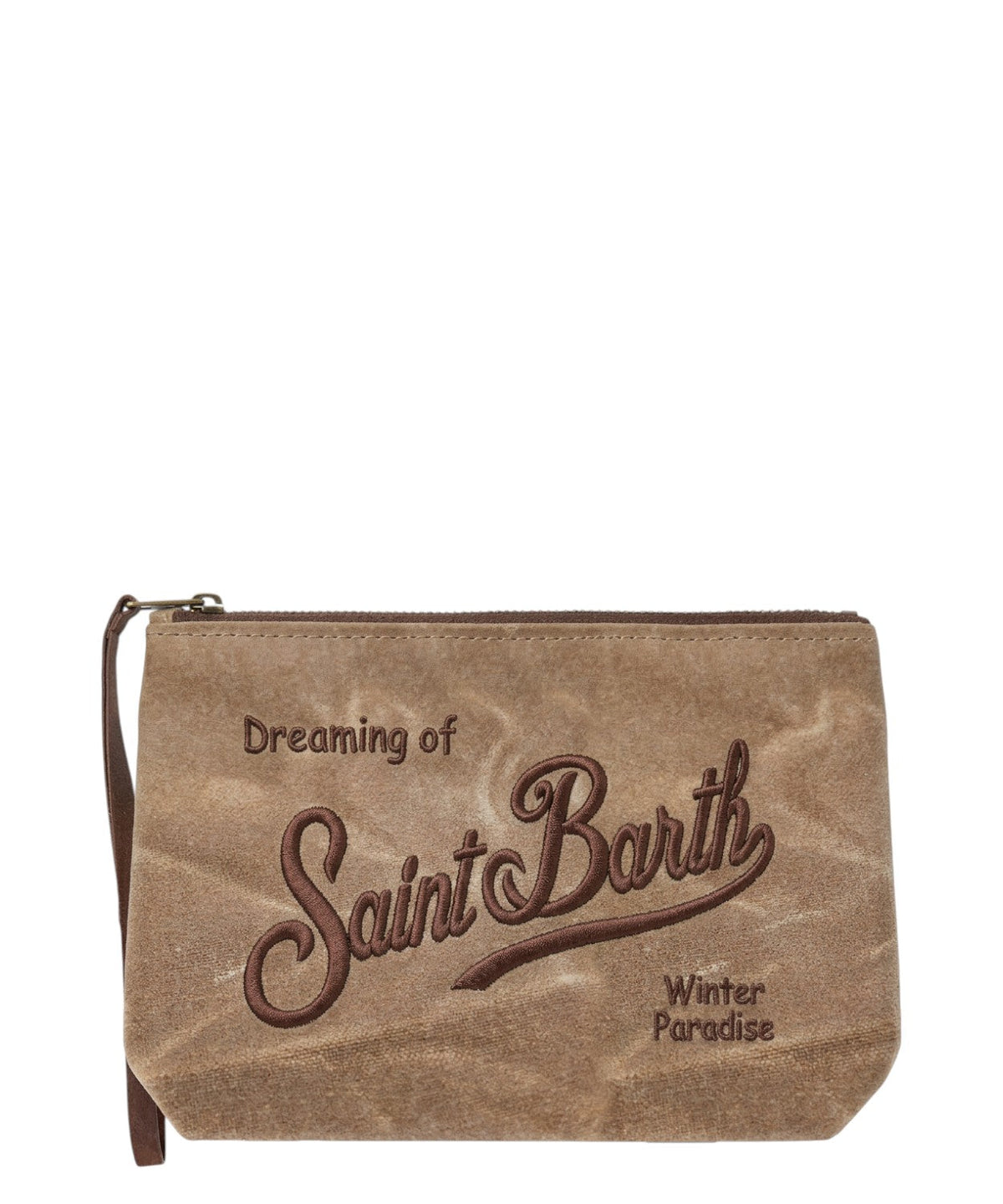 Pochette SAINT BARTH -VELVETALINE/caramello-