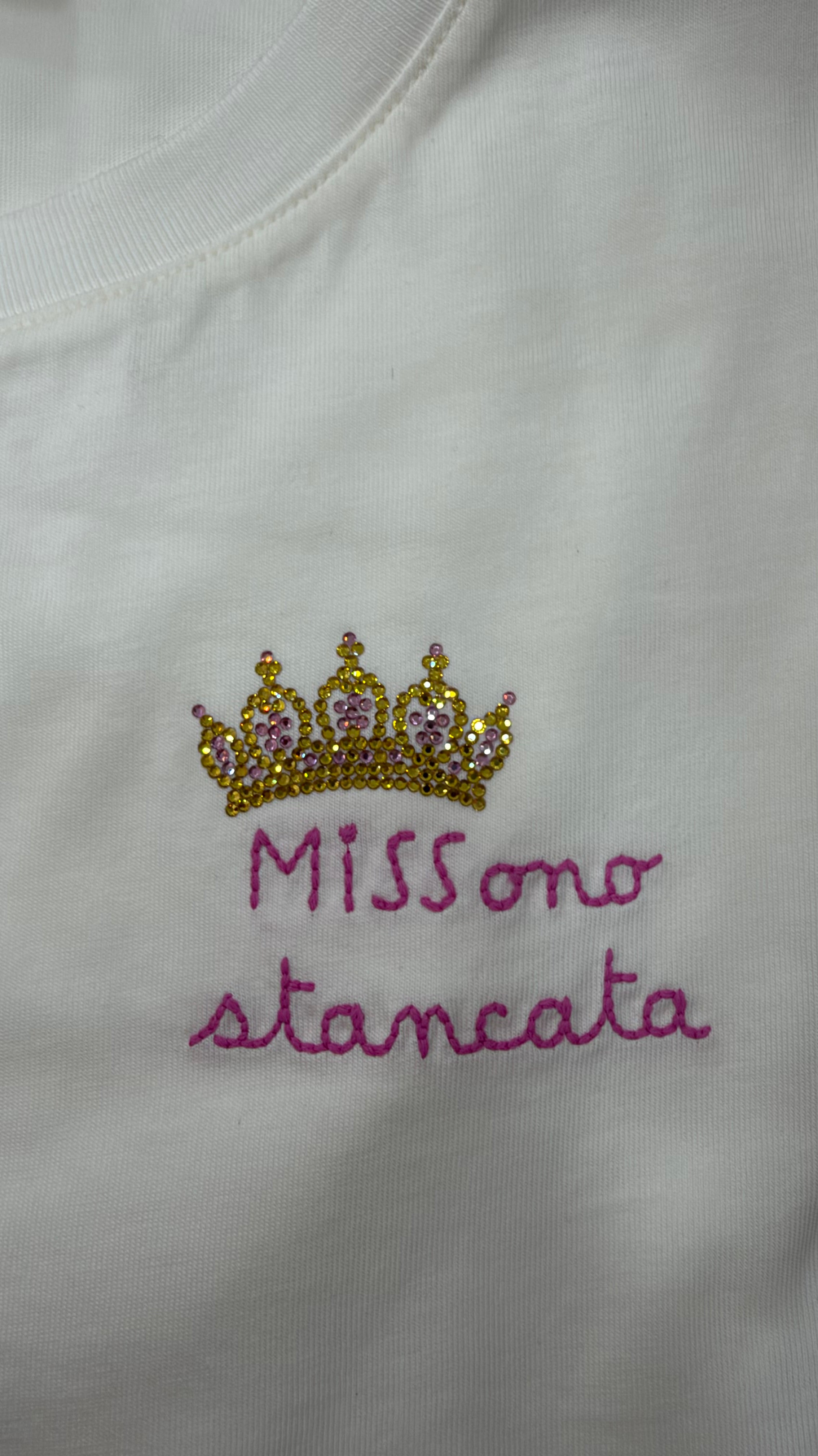 T shirt SAINT BARTH -EMILI MISS/panna-