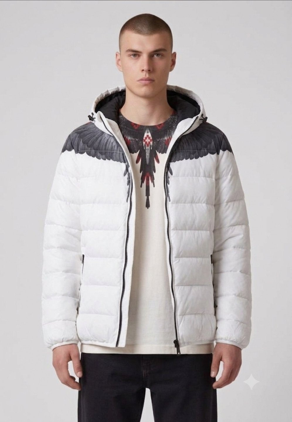 Giubbotto con cappuccio COUNTY OF MILAN/ MARCELO BURLON -F6CMMAPF009-