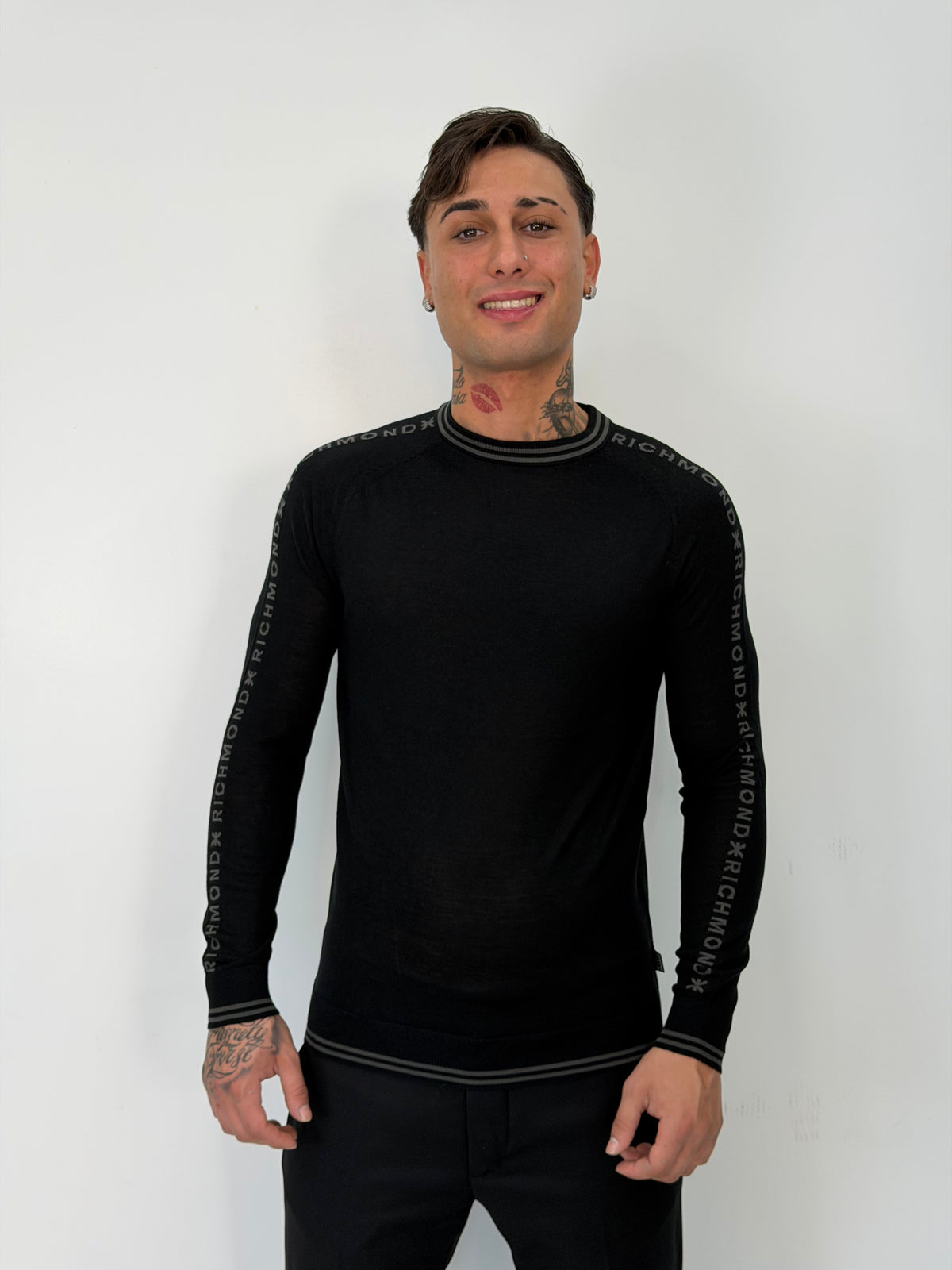 Pullover girocollo RICHMOND -UMA26041MA-