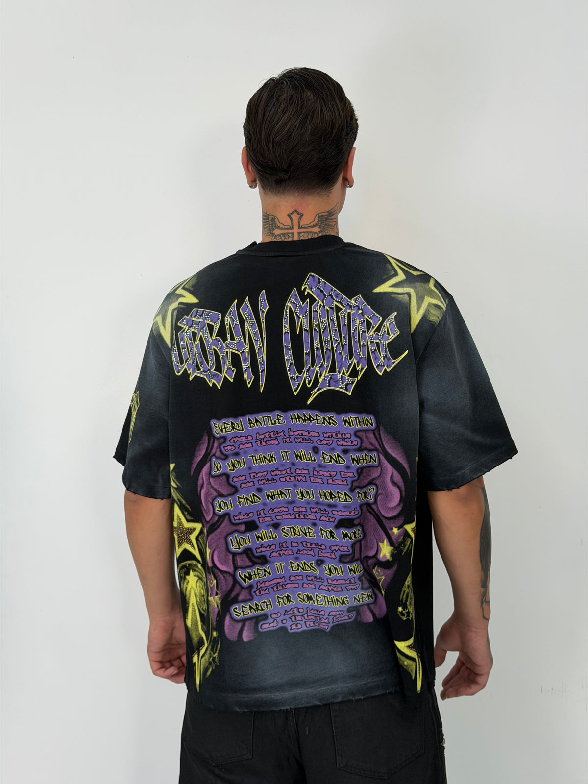 T shirt girocollo BLACK ISLAND -15485-