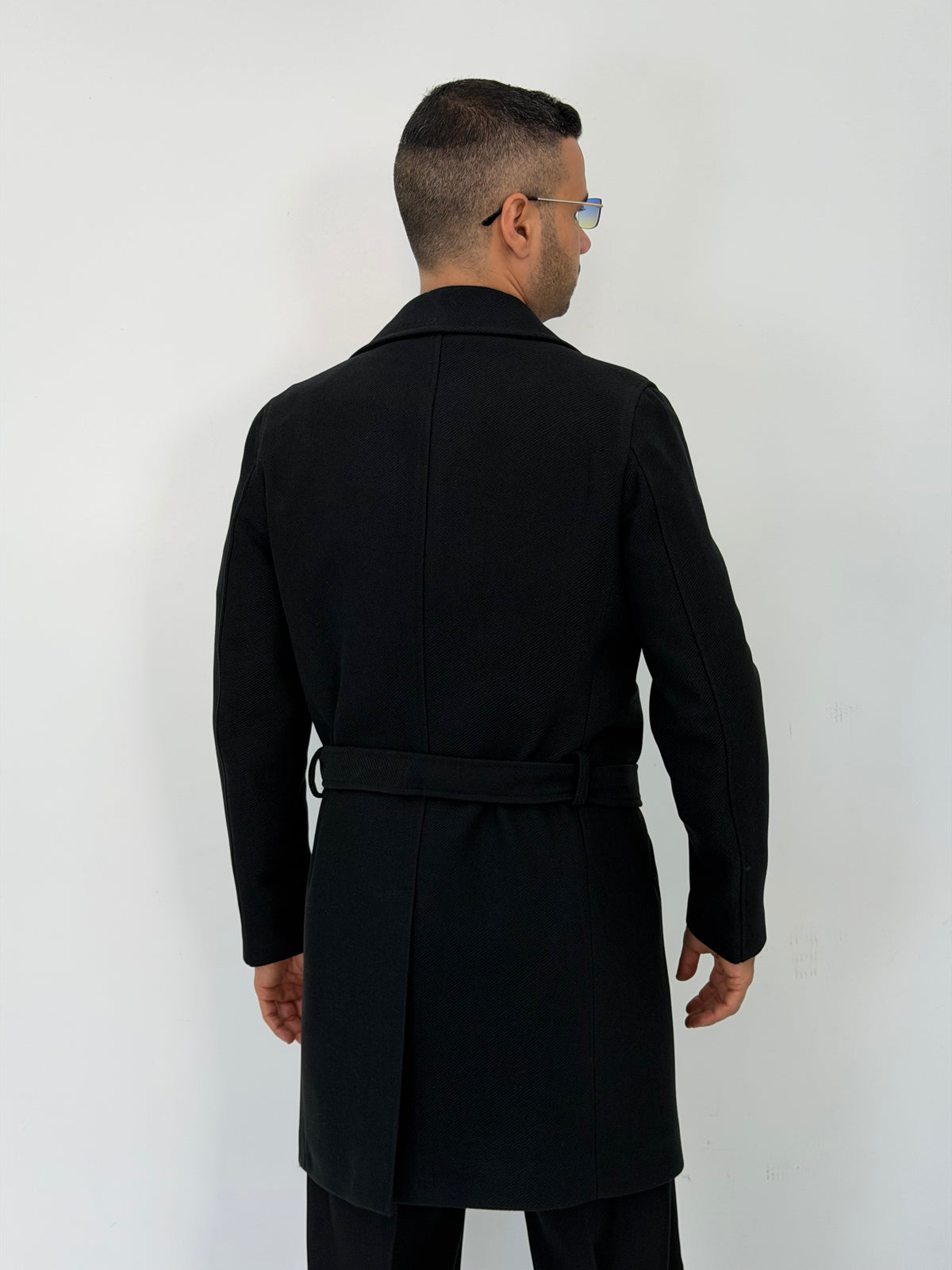 Cappotto lungo MORO -MIG2725-
